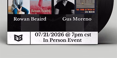 Authors on Tap: Rowan Beaird and Gus Moreno