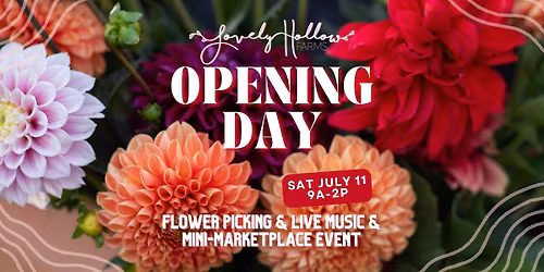 Opening Day + Mini Market!