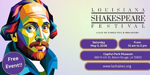 2nd Annual Louisiana Shakespeare Festival