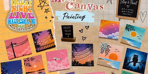 Friday Night Live: Mini Canvas Painting Station