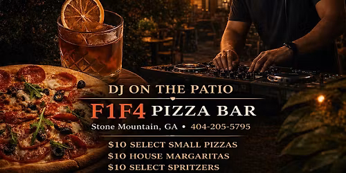 Friday nights at F1F4: $10 pizzas, $8 cocktails, margarita flights & music