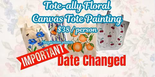 Canvas Tote Bag Painting Workshop