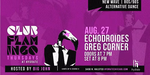 80s New Wave Club Flamingo ft. DJs Echodroides & Greg Corner