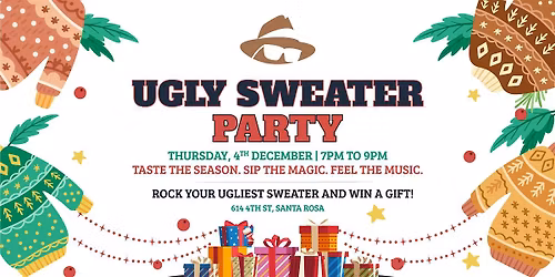 Ugly Sweater Bash Dec 05th | Wear & Win at Beer Baron in Santa Rosa