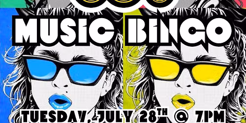 80's Music Bingo @ Kelso's Corner (Village of East Davenport, IA) \/ Tues July 28th @ 7pm