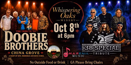 Doobie Bros\/38 Special Tribute Whispering Oaks