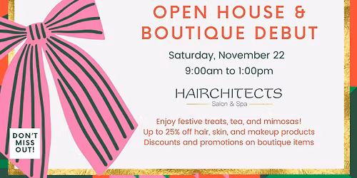 Holiday Sale and Boutique Debut!