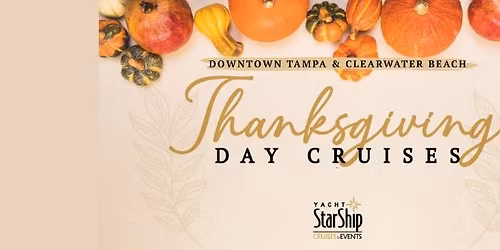 Thanksgiving Day Tampa Cruise | Brunch, Lunch, or Dinner