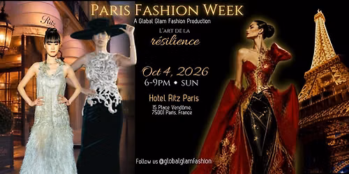 Paris Fashion Week : Hotel Ritz Oct 4 '2026