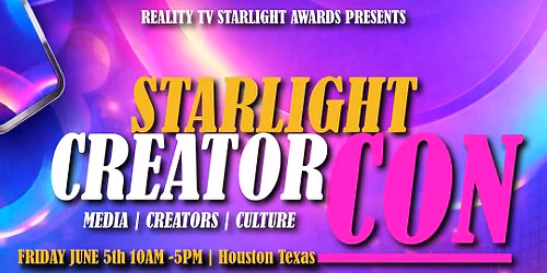 Reality TV Starlight Awards Presents: Creator Networking  Mixer
