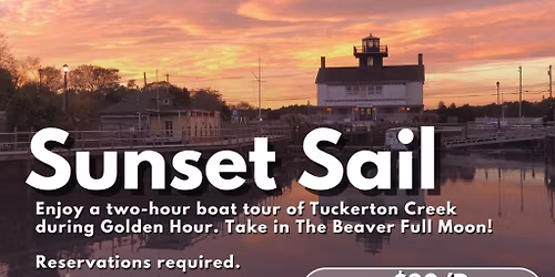 Sunset Sail at Tuckerton Seaport