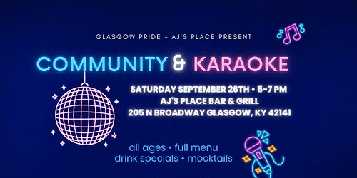 Glasgow Pride Community & Karaoke
