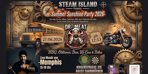 Steam Island Presents Summer Sunshine Party 2026!