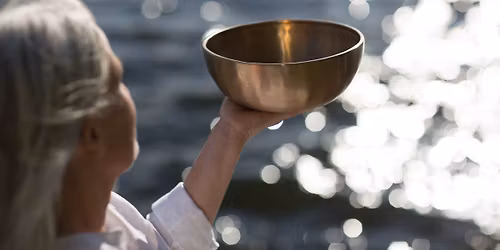 Singing bowl meditation in Lagos
