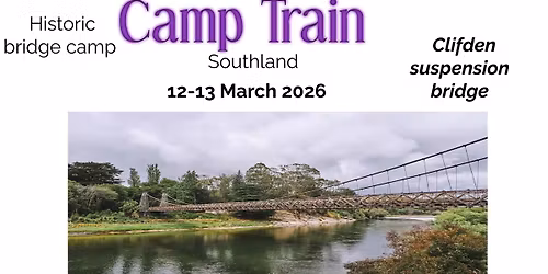 Historic bridge camp, Clifden. Camping Train
