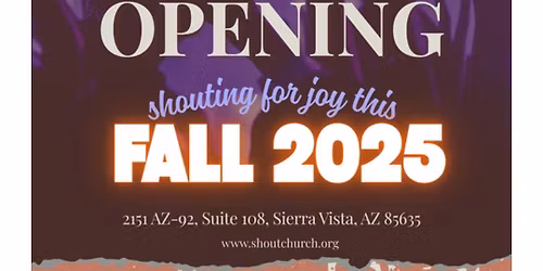 ShoutChurch's Grand Opening - Date Confirmed