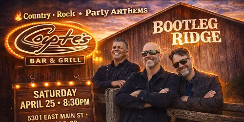 \ud83d\udd25 BOOTLEG RIDGE TAKES OVER COYOTE\u2019S BAR & GRILL \u2013 LIVE DEBUT!