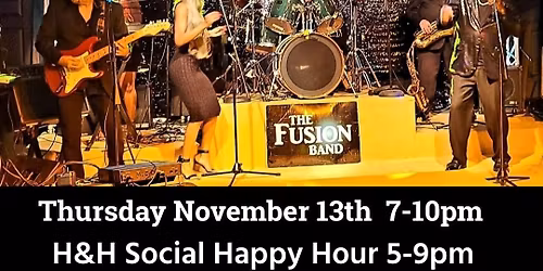 Fusion returns to Sharkeys with Scott Walkers HH Social Club