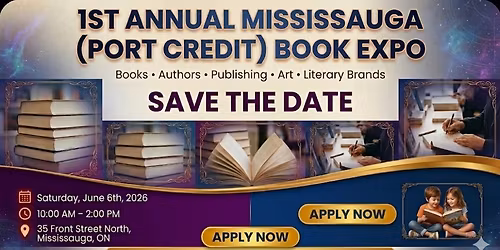1st Annual Mississauga (Port Credit ) Book Expo 