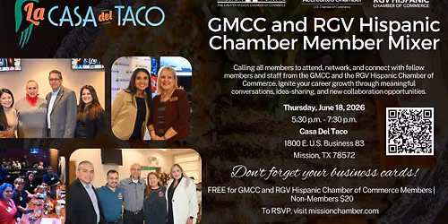 GMCC and RGV Hispanic Chamber Member Mixer