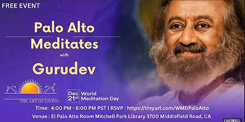 Palo Alto Meditates - World Meditation Day