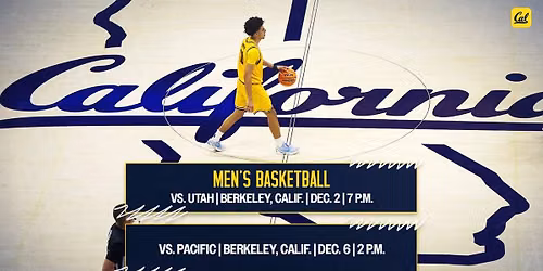 California Golden Bears at Utah Utes Mens Basketball at Huntsman Center