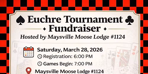 Euchre Tournament Fundraiser