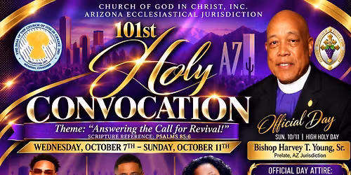 Arizona Ecclesiastical Jurisdiction: 101st Holy Convocation | Official Day