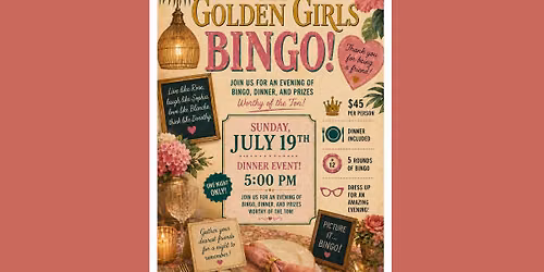 Golden Girls Dinner & Bingo