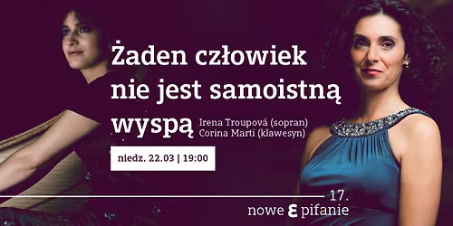 \u017baden cz\u0142owiek nie jest samoistn\u0105 wysp\u0105 | Festiwal Nowe Epifanie | koncert