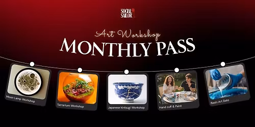 Art Workshops Monthly Pass
