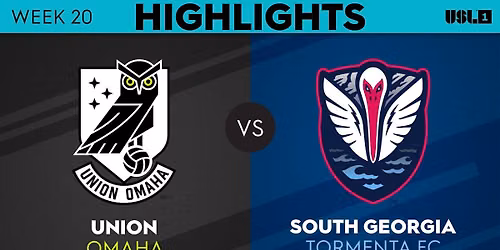 Union Omaha at South Georgia Tormenta FC