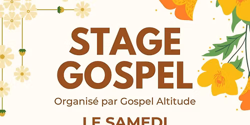 Stage gospel avec Gospel Altitude