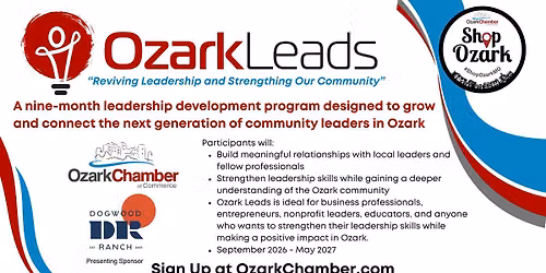OzarkLeads Class of 2026\/2027 Presented by Dogwood Ranch