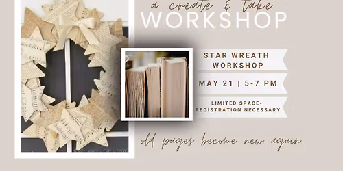 Create & Take Book Craft- Star Wreaths