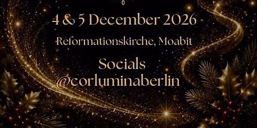 Cor Lumina Christmas Concert (5th Dec)