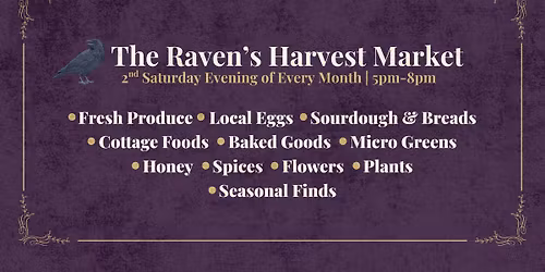 \ud83c\udf19\ud83d\udc26\u200d\u2b1b The Raven's Harvest Market