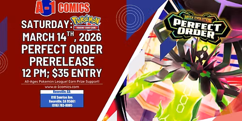 FLSM: Perfect Order Prerelease! 12 PM $35