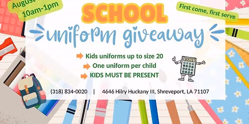 School Uniform Giveaway
