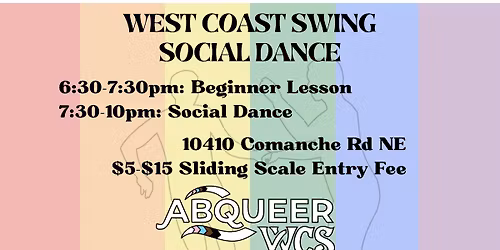 Queer West Coast Swing @ Peace, Love, Space