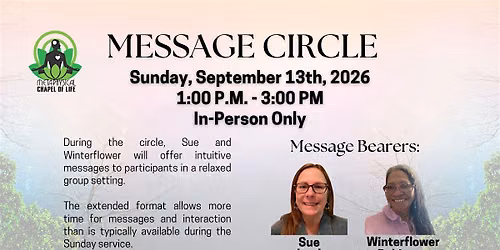 Message Circle