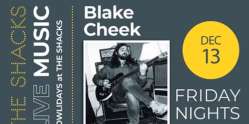 Free Live Music:  Blake Cheek