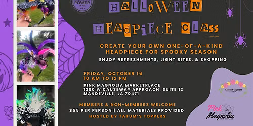 Halloween Headpiece Class