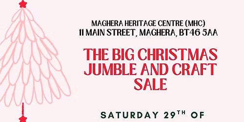 The Big Christmas Jumble and Craft Sale