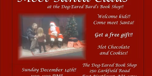 Meet Santa at The Dog-Eared Bard's Book Shop!