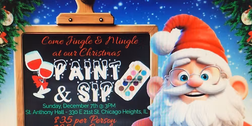 Christmas Paint & Sip
