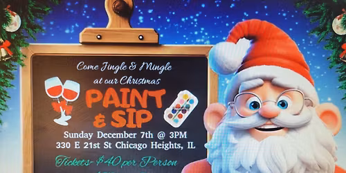 Christmas Paint & Sip