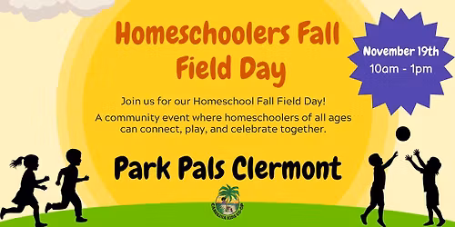 Join us for Homeschoolers Fall Field Day!