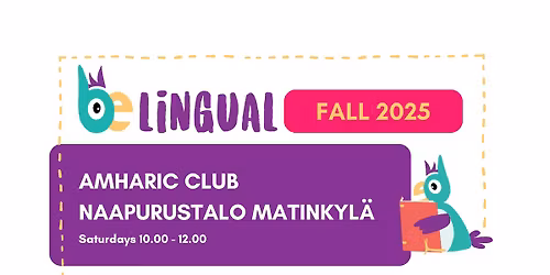 Belingual Language Club - Amharic Club