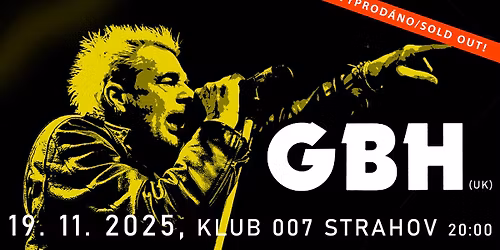 GBH (uk) - Vyprod\u00e1no \/ Sold Out
